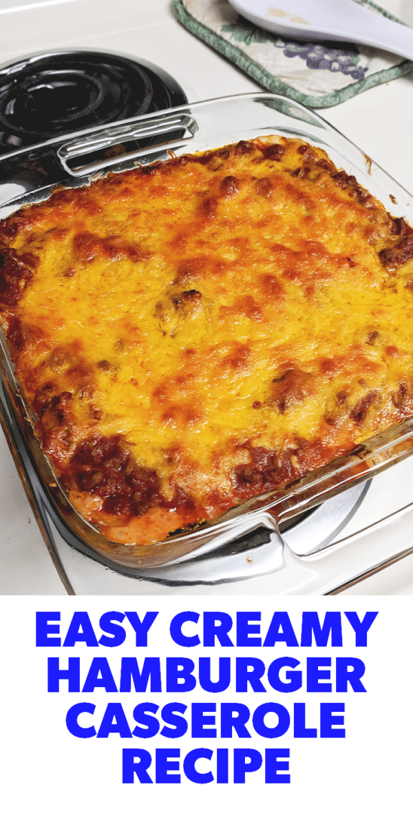 Cliff's easy creamy hamburger and pasta casserole