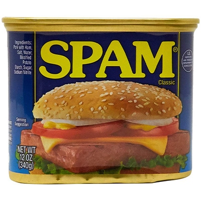 SPAM and essential canned good for apartment preppers.